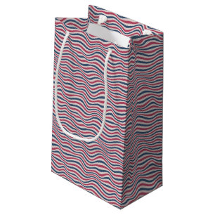 Striped pattern 2 small gift bag