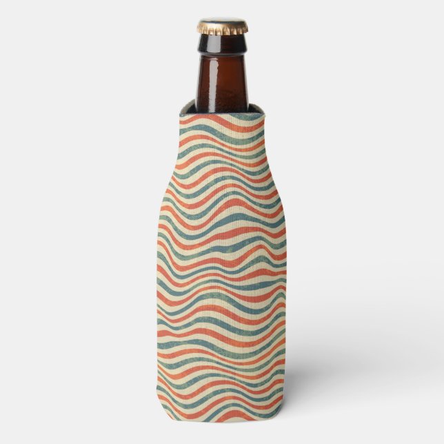Striped pattern bottle cooler (Bottle Front)