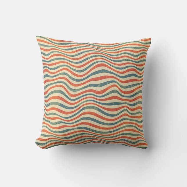 Striped pattern cushion (Front)