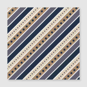 Striped pattern design magnetic card