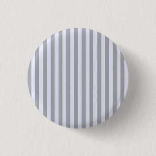 Striped pattern in grey and lavender 3 cm round badge