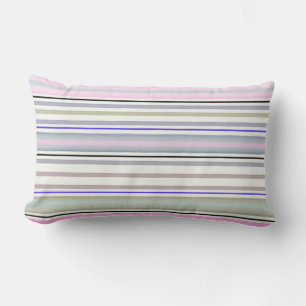 Striped pattern lumbar cushion