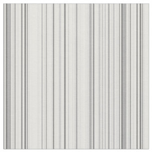 Striped Pattern Print Stripes White Grey Grey Fabric