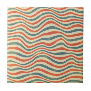 Striped pattern tile