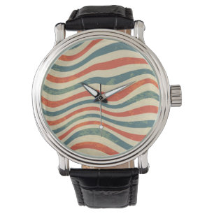 Striped pattern watch
