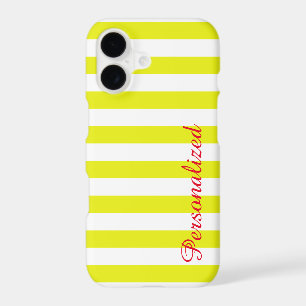 Striped Pattern with Name
