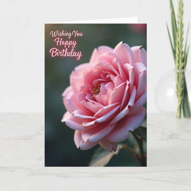 Striped Petal Art Card (Front)