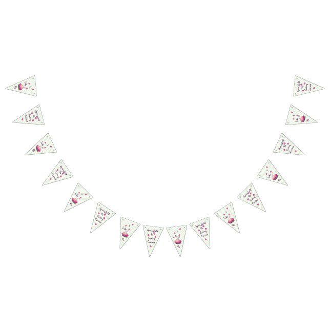 Striped Pie Eating Contest Bunting (All)