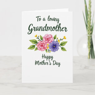 Striped Pink Blossoms Lovely Card