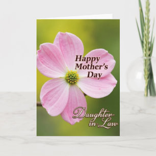 Striped Pink Petal Wishes Card