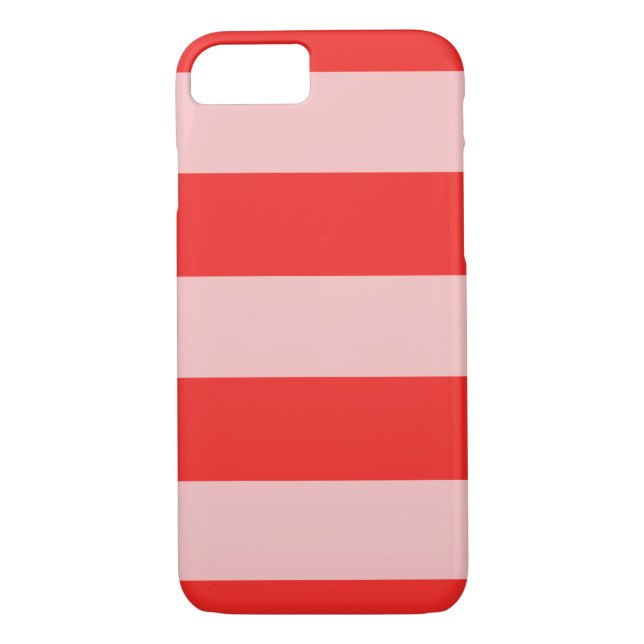Striped Pink & Red Case (Back)