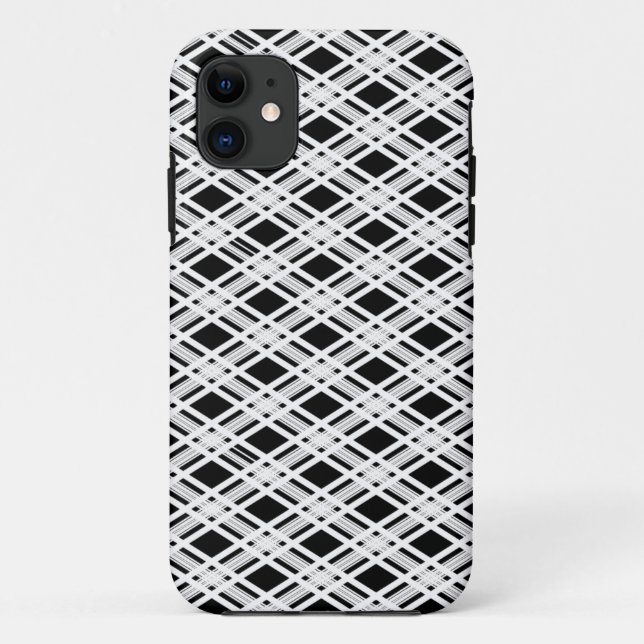 Striped Plaid Pattern Case-Mate iPhone Case (Back)