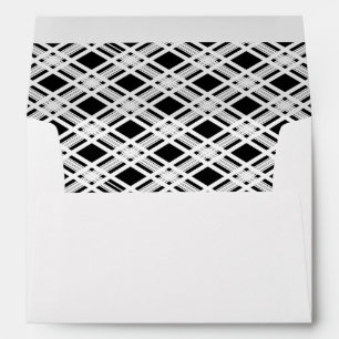 Striped Plaid Pattern Envelopes