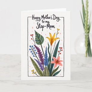 Striped Plant Thank You Card