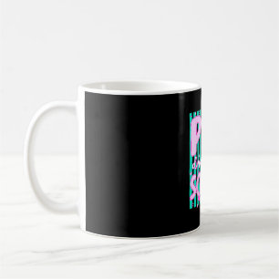 Striped preschool dream team back to school coffee mug