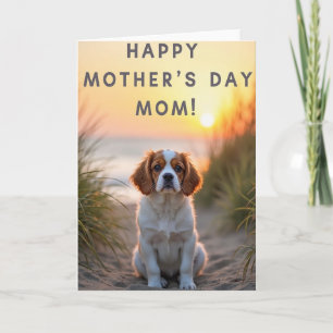 Striped Puppy Love Greeting Card
