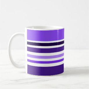 Striped Purple Coffee Mug
