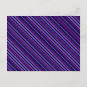 Striped Purples Postcard