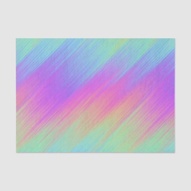 striped rainbow blend : tissue paper (Front)
