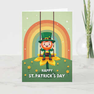 Striped Rainbow Happy Day Card