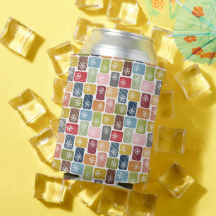 Striped Rectangles Can Cooler