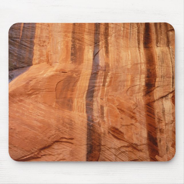 Striped Rock of Double Arch Alcove II at Zion Mouse Pad (Front)