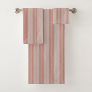 Striped Rose Garden Heritage Bath Towel Set