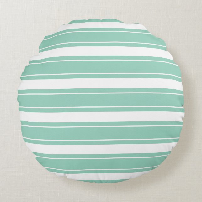 Striped Round Cushion (Front)