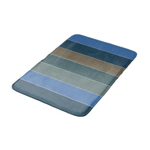 Striped Sand and Surf Colours of Barbados Bath Mat