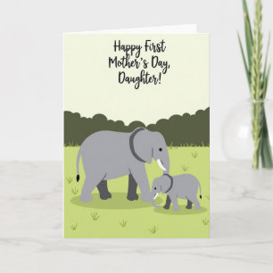 Striped Scene Mothers Day Card