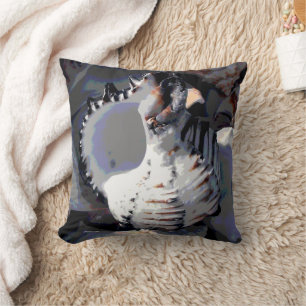 Striped Sea Shell Cushion