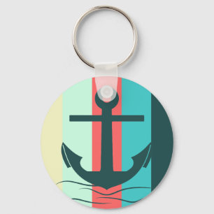 Striped Seafarer Key Ring
