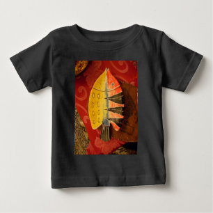 Striped Sensation Tiger Barb Fish Art Print Baby T-Shirt