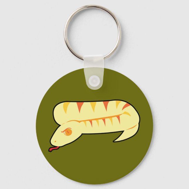 Striped Snake Key Ring (Front)