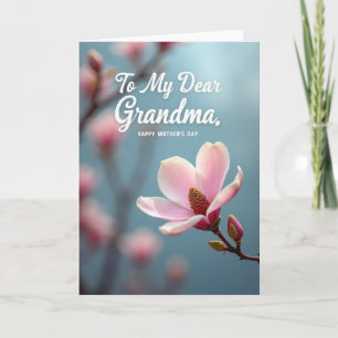 Striped Soft Blossom Love Card
