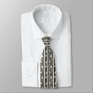 Striped Spirits – A Parade of Ghostly Whimsy Tie