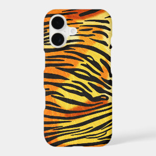 Striped Tiger Fur Print Pattern