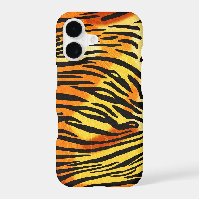 Striped Tiger Fur Print Pattern (Back)