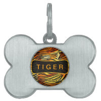 Striped Tiger Fur Print Pattern Personalised