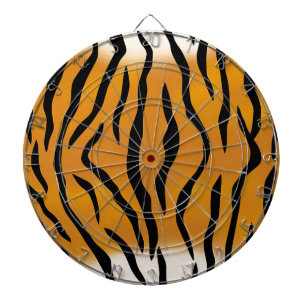 Striped Tiger Pattern Dartboard