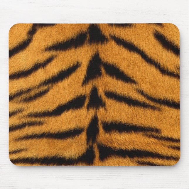 Striped Tiger Skin Mouse Pad (Front)