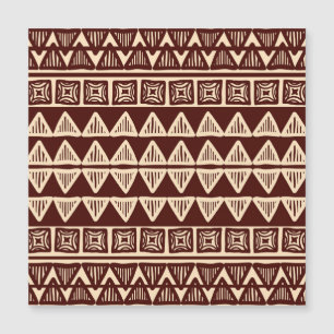 Striped Tribal: Ornamental Artwork.