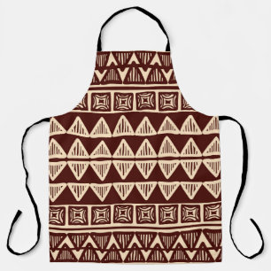 Striped Tribal: Ornamental Artwork. Apron