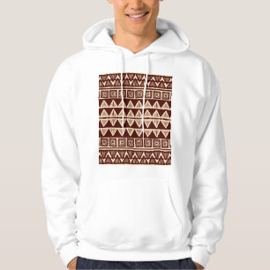 Striped Tribal: Ornamental Artwork. Hoodie