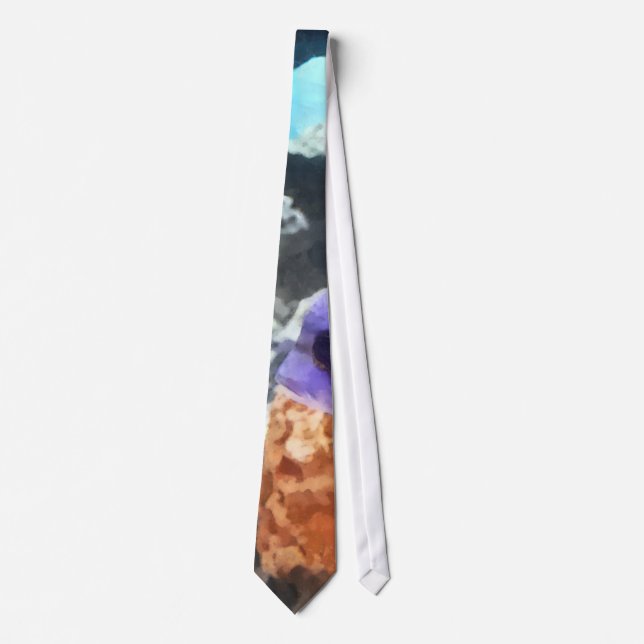 Striped Tropical Fish Frontosa Tie (Front)