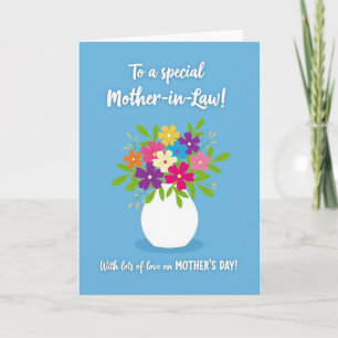 Striped Vase Celebration Card