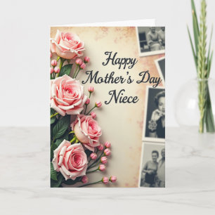 Striped Vintage Mother Niece Card