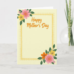 Striped Warm Wishes Card