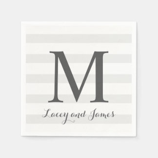 Striped Wedding Napkin