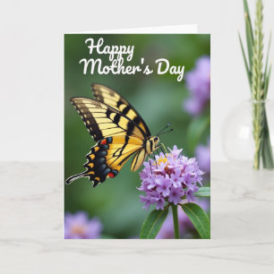 Striped Winged Mothers Day Card